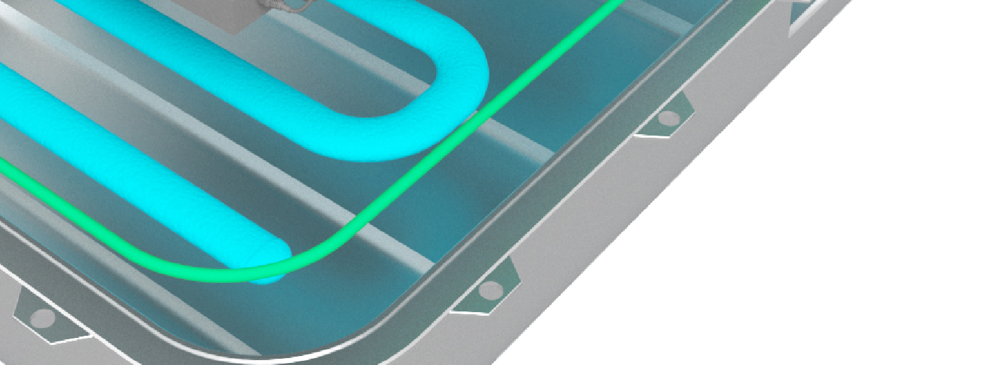 Battery - Fire-resistant foam gasket