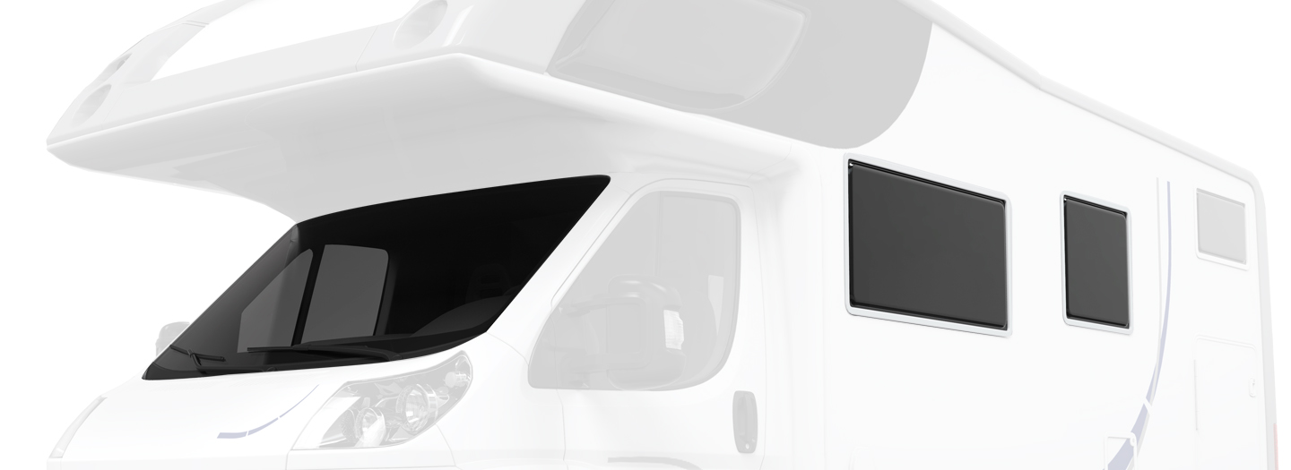 Recreational vehicles - Sealing and adhesive bonding of windows and windscreens